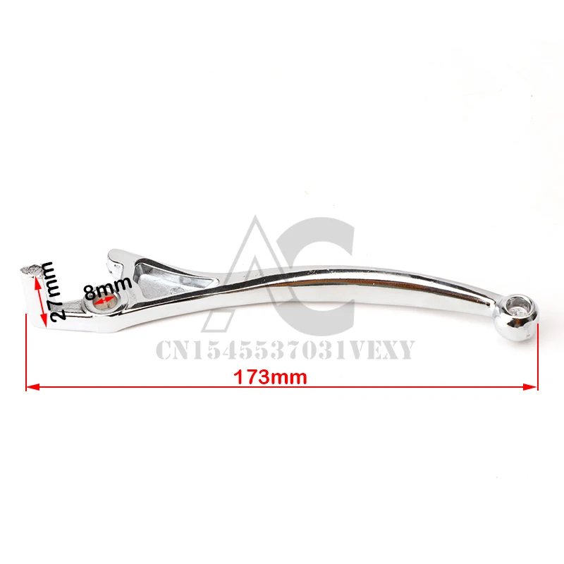 1 pair Motorcycle Scooter Brake Lever for Front Rear Disc Brake Handle 50cc 100cc 125cc 150cc Moped ATV parts