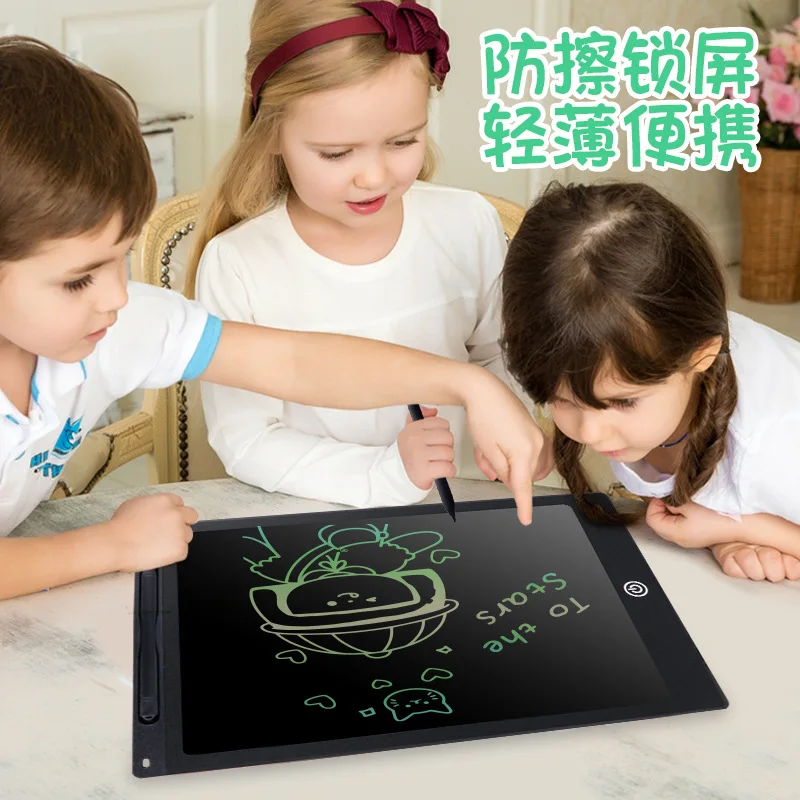 6.5/8.5/10/12 Inch Lcd Writing Tablet Drawing Board Graffiti Sketchpad Mgaic Erasable Handwriting Pad Toys For Kids Boys Gifts