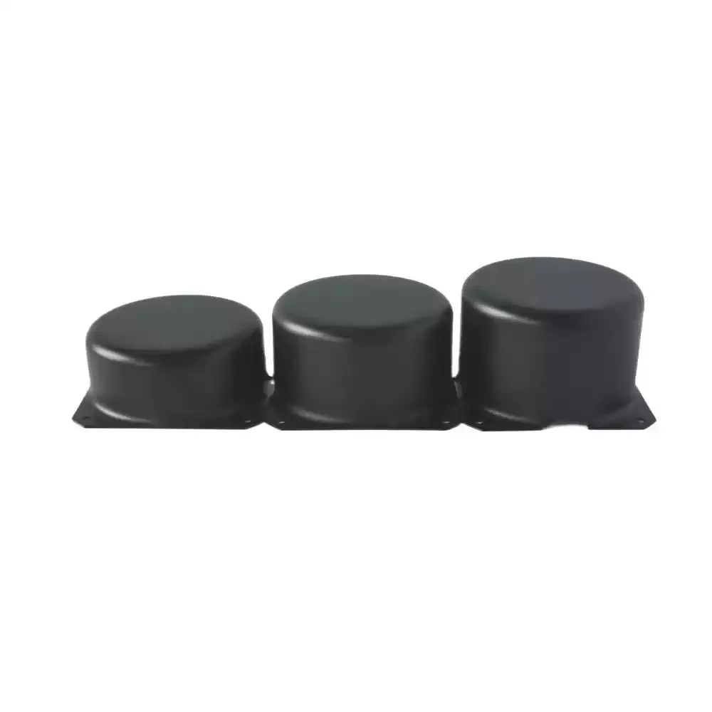140*74mm Black Metal Transformer Shield Cover Toroidal Power Transformer Enclosure Magnetic Leakage Protection Audio AMP Chassis