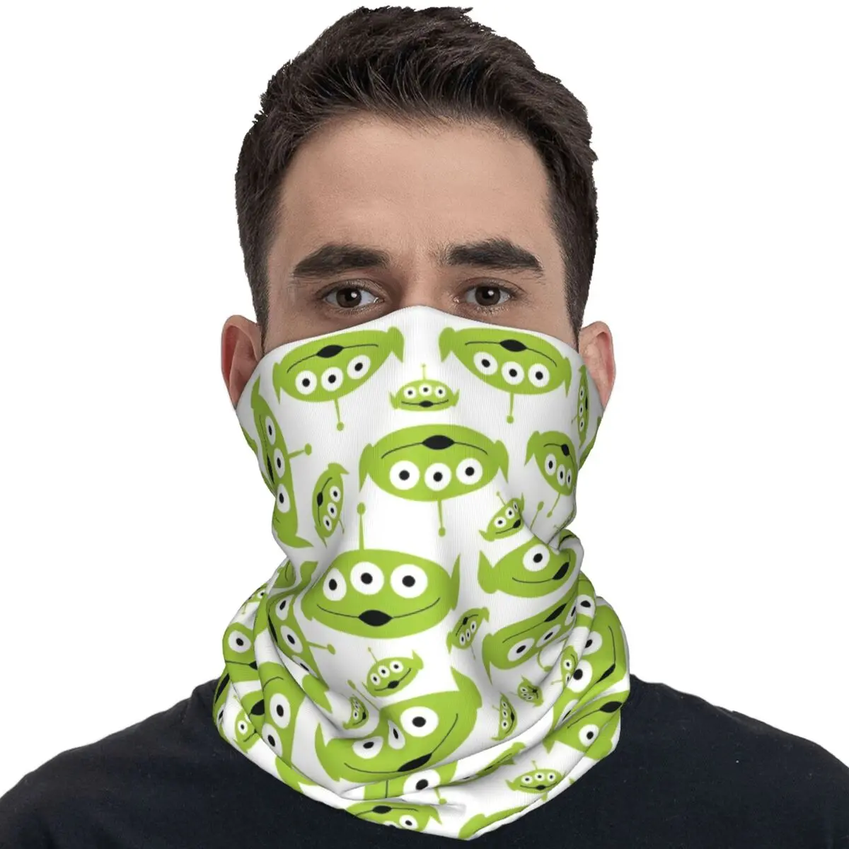 Outdoor Sports Balaclava Toy Story Cartoon Alien Collage Mask Neck Cover Face Cover Mask Hiking Camping Windproof Scarves