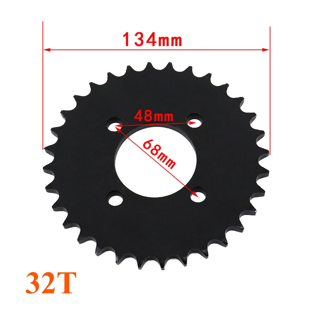 Motorcycle 25T 428 Drive Chain Rear Sprocket 68mm For 4 Wheeler 150cc 200cc 250cc ATV Scooter Quad Pocket Buggy Dirt Pit Bike