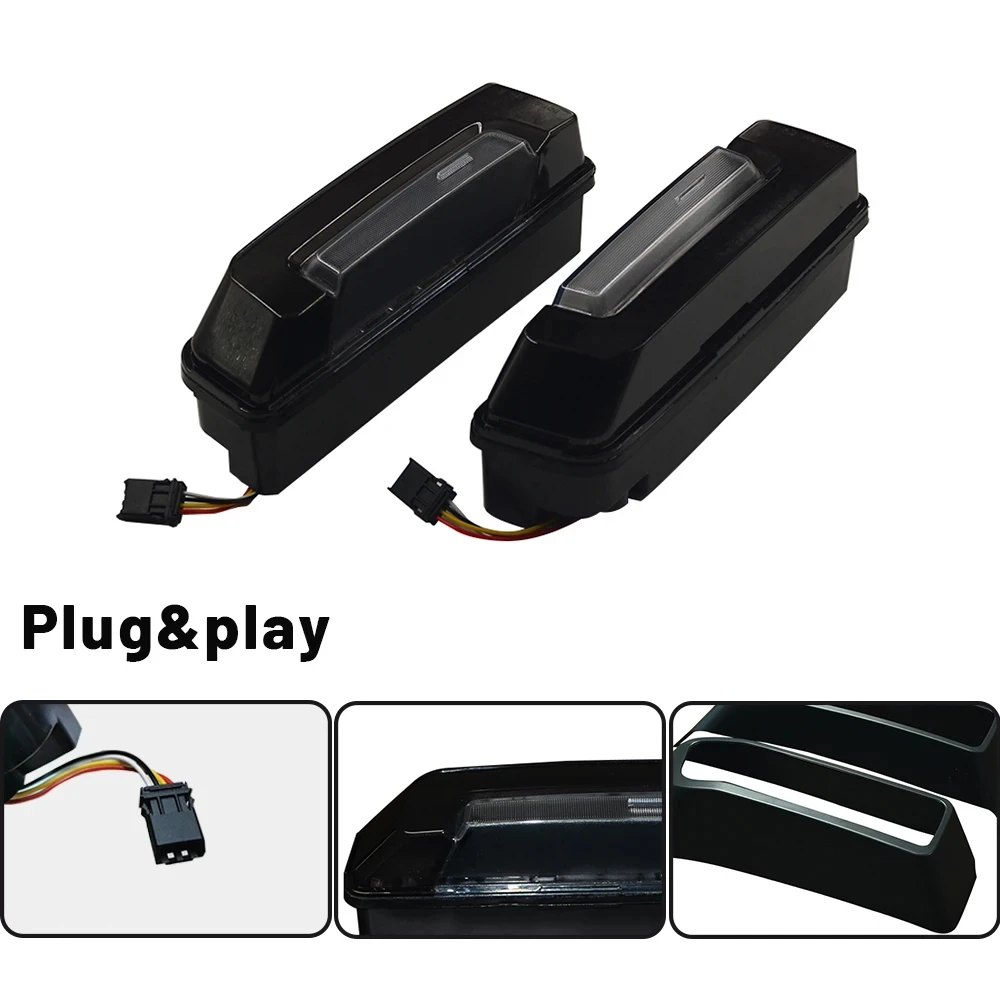 Motorcycle Accessories ABS LED Saddlebags Filler Light Turn Signal Lamp Run Brake Indicator Light For Touring 2024+ 12V IP65