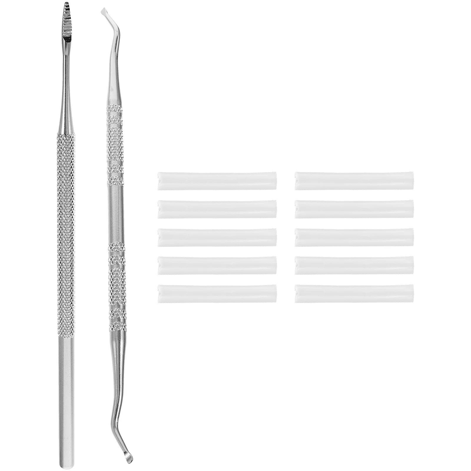 

3 Pcs Ingrown Nail Correction Set Sticker Toenail Patch Safe Stickers Arc Stainless Steel 420 Tools for