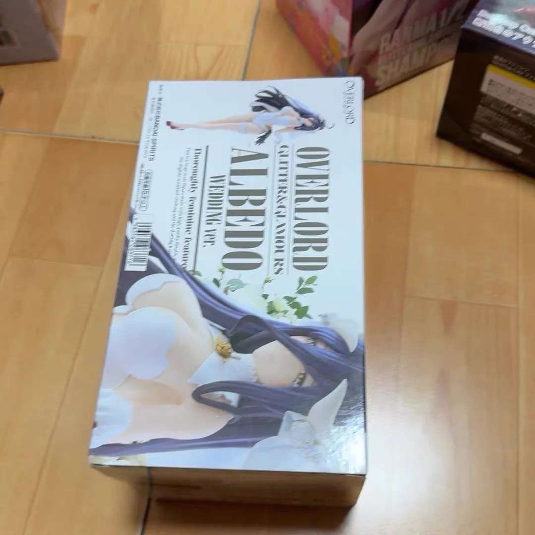 

in stock 27cm shining Charm King Of Death Albedo Wedding Scenery Beauty Figurine Desk Collectible Toys Fans Gift for you