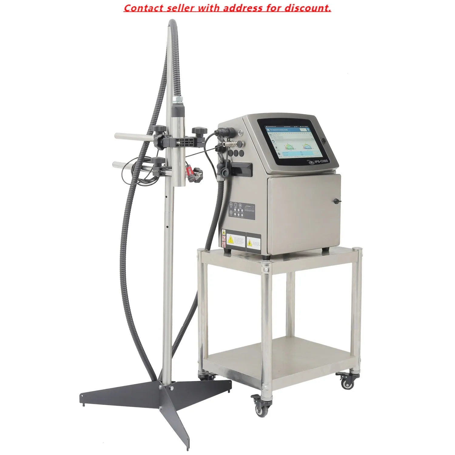 

Printing Traceability Code, Expiry Dates, Ingredients, Batch Number, Pcb Markings CIJ Inkjet Printer IPS-C550