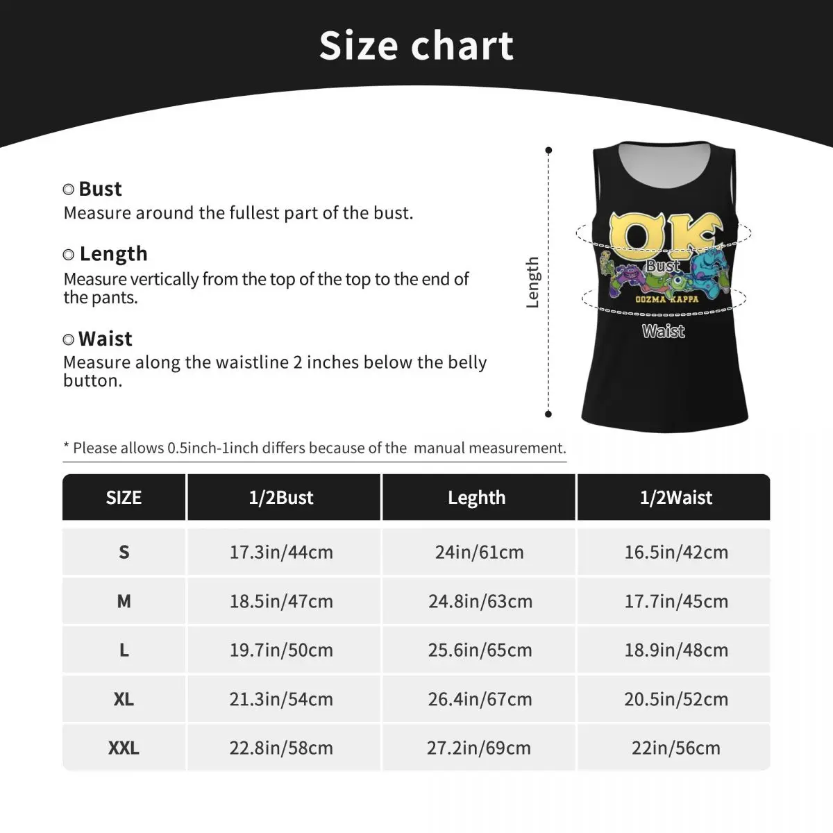 Custom OOZMA KAPPA Monsters University Yoga Shirt Women's Workout Gym Tank Tops image 6