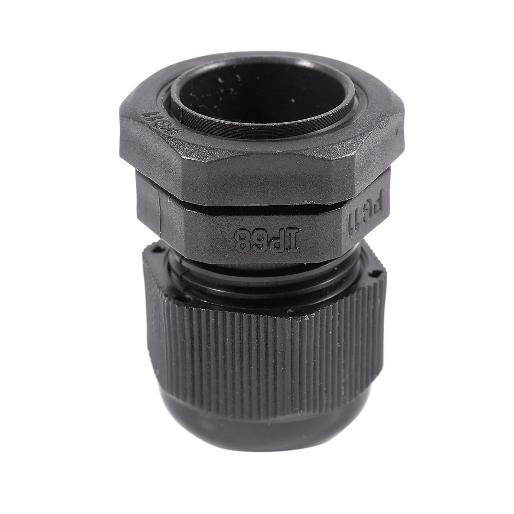 100 X Black Plastic Waterproof Connector PG11 5-10Mm Diameter Cable Gland-N37R
