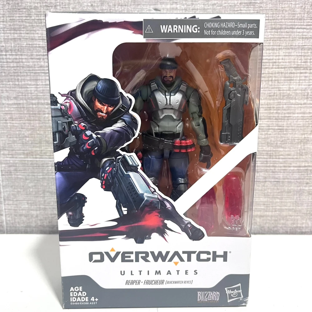 Hasbro Overwatch Action Figure Collections Genji Shimada Hanzo Cole Cassidy Lucio Reaper Sombra Tracer Model Toy Boys Gifts