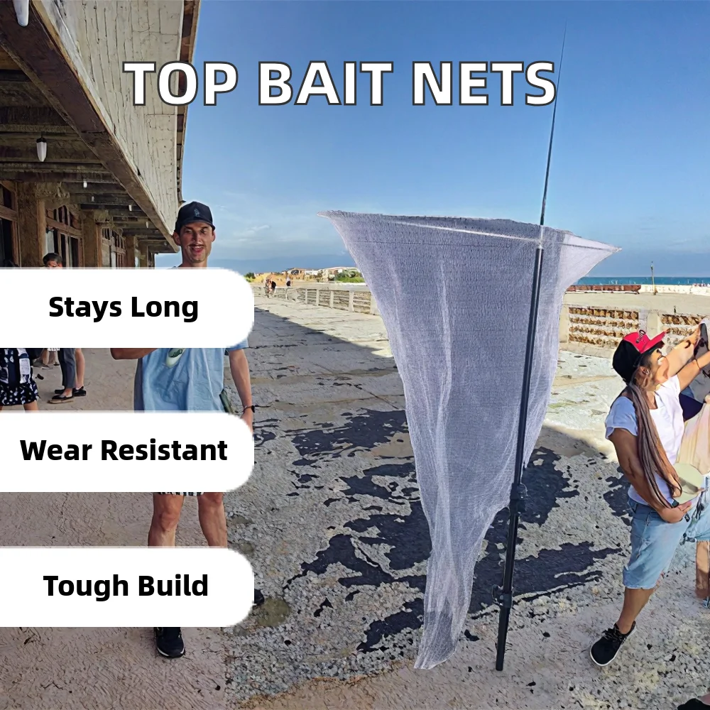 Popular Nylon Monofilament Hoop Net Trap Nets for Boat Bait Fishing Double Knot Type High Strength Foldable for Shrimp Crab Eel