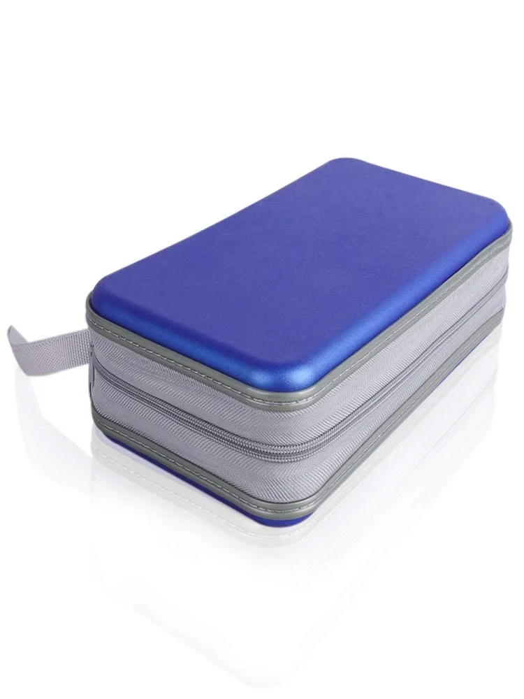 96 Capacity Plastic Portable Travel CD Case Zipper DVD Case Holder Disc Car Storage Wallet Bag