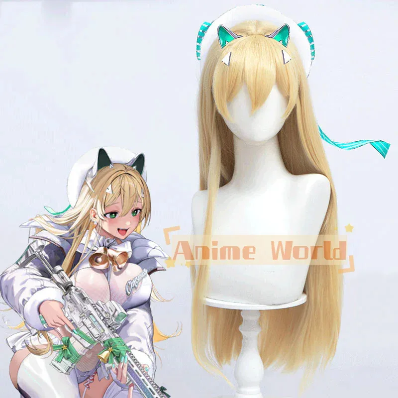 

Goddess of Victory: Nikke Rupee Winter Shopper Cosplay Wig Synthetic Hair Halloween Role Play Party Carnival Wig Cap