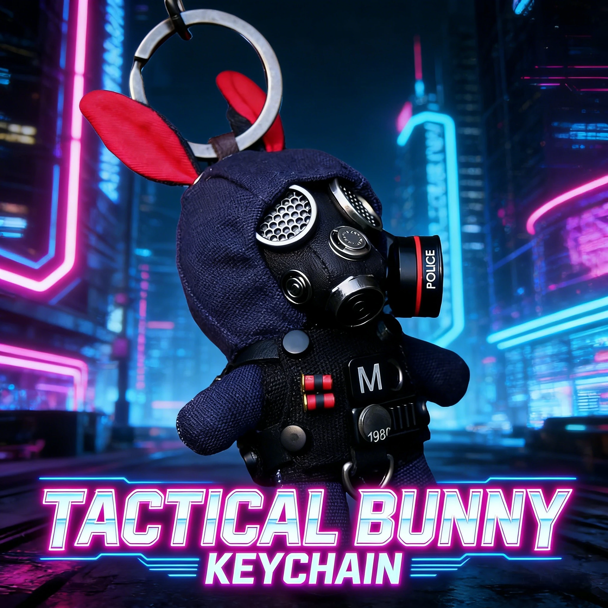 

Плюшевая кукла-брелок Steam Elf в стиле стимпанк: военный кролик с газовой маской, крутой аксессуар для рюкзака, сумки, ключей от машины, модный коллекционный предмет декора