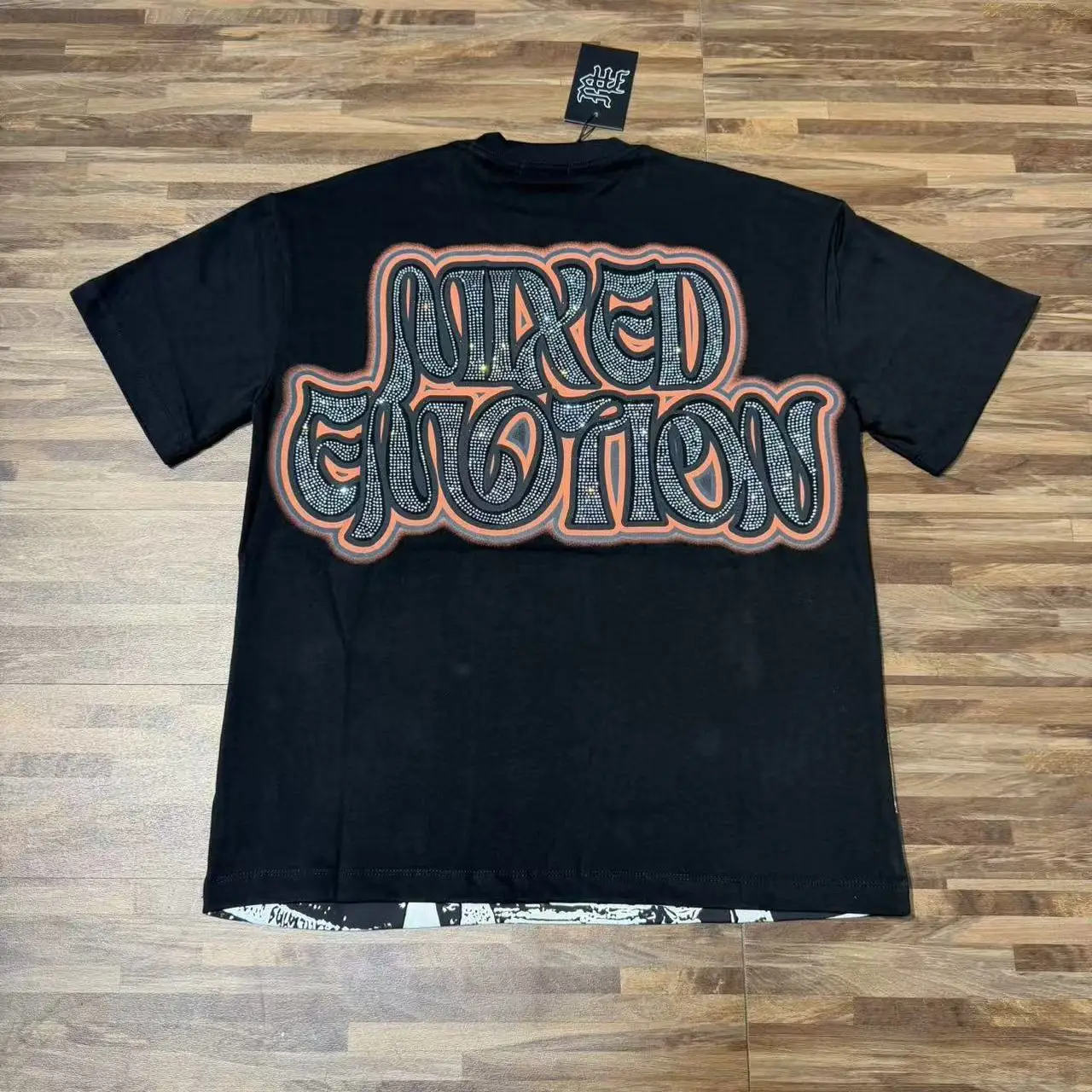 Mixed Emotion American Angel Print Short Sleeve Loose Casual Heavyweight Pure Cotton T-Shirt Street Style Citywalk Daily Wear