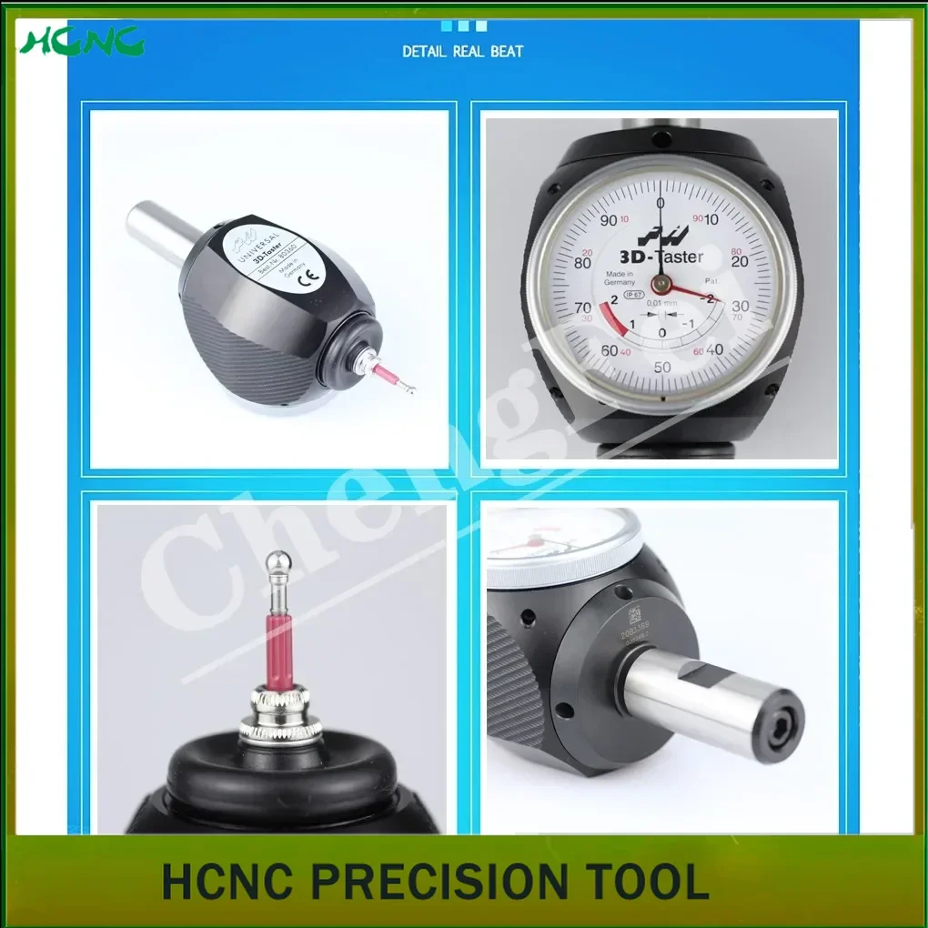 

80.360.00FHN Универсальный 3D-измеритель кромок Haimer с ЧПУ, искатель центра, фрезерный инструмент, универсальный трехмерный набор инструментов обнаружения