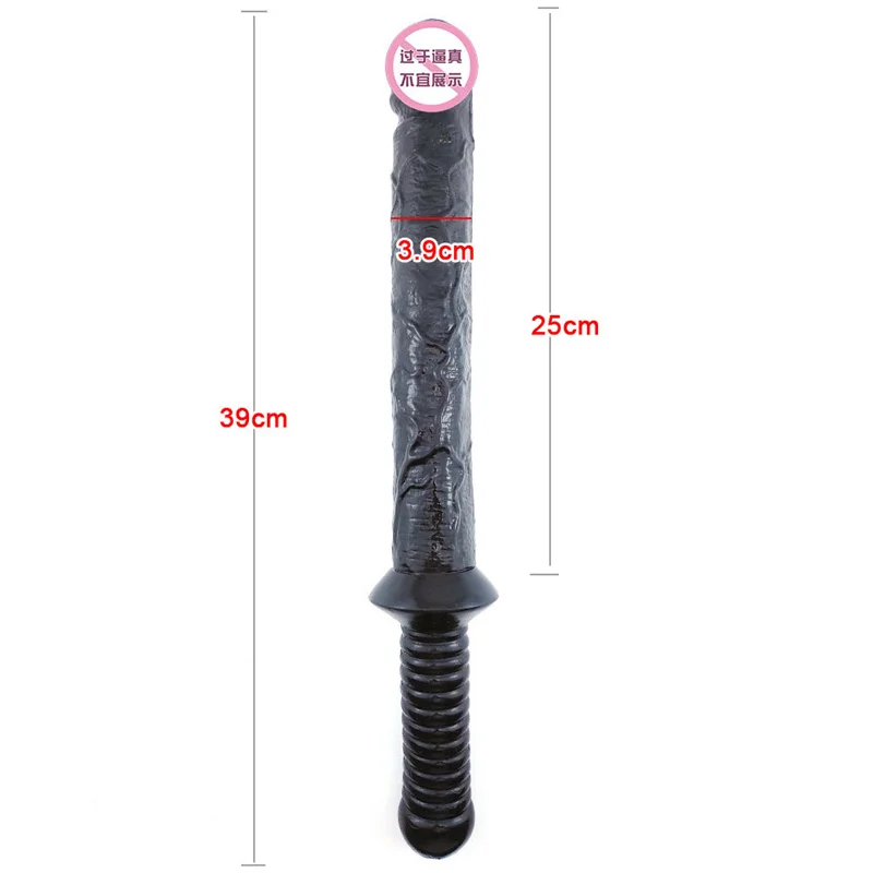 Lengthen with Handle Realistic Penis ButtPlug Soft G Spot Clitoris Stimulation Dildo Anal Sex Toy for Women Anus Dilator Massage