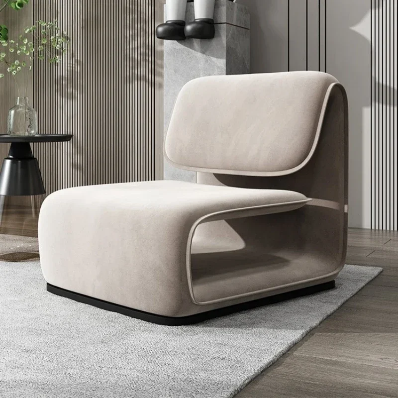 

Modern minimalist art single sofa chair, balcony homestay personalized leisure chair