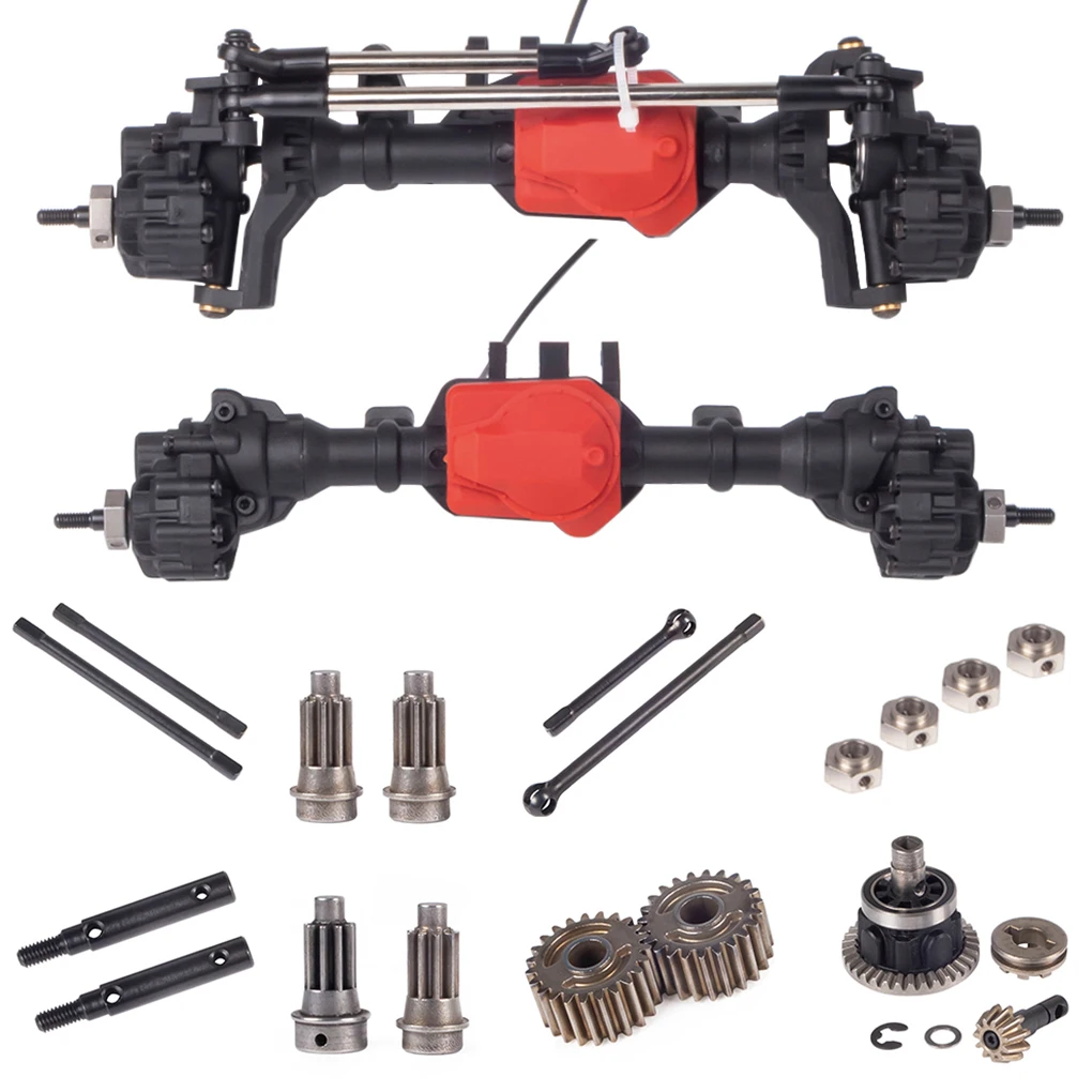 2 stücke 1/10 hintere cvd welle rc aufrüstung teil aluminium legierung starke und langlebige rc hintere cvd welle für trx4 rc autoteil