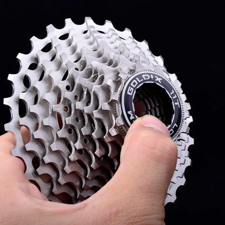 GOLDIX Ultra-light Road Bike Freewheel CNC Hollow 7075 Aluminum Alloy HyperGlide Cassette for Shimano 11/12speed R7000 R8000