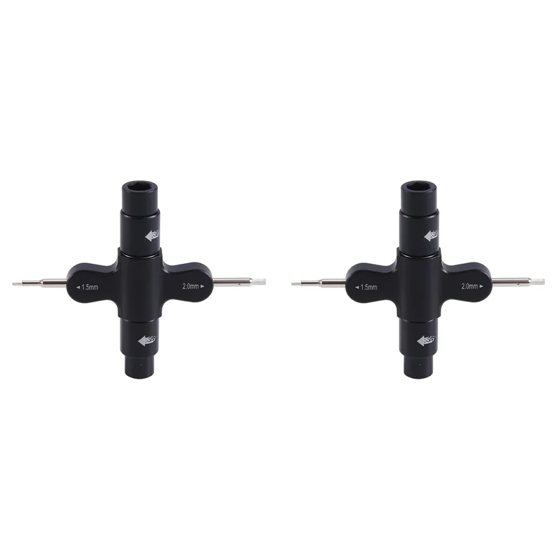 

HLZS-2X Super Quick Release Wrench M5/M4/M3 Wrench 1.5Mm/2.0Mm Hexagon Screwdriver Quick Release Propeller Motor Prop Tool