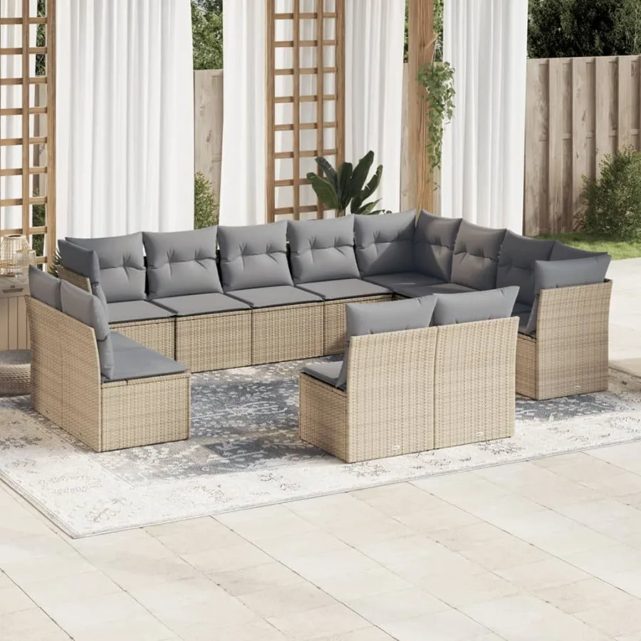 

Garden Sofa Set Beige