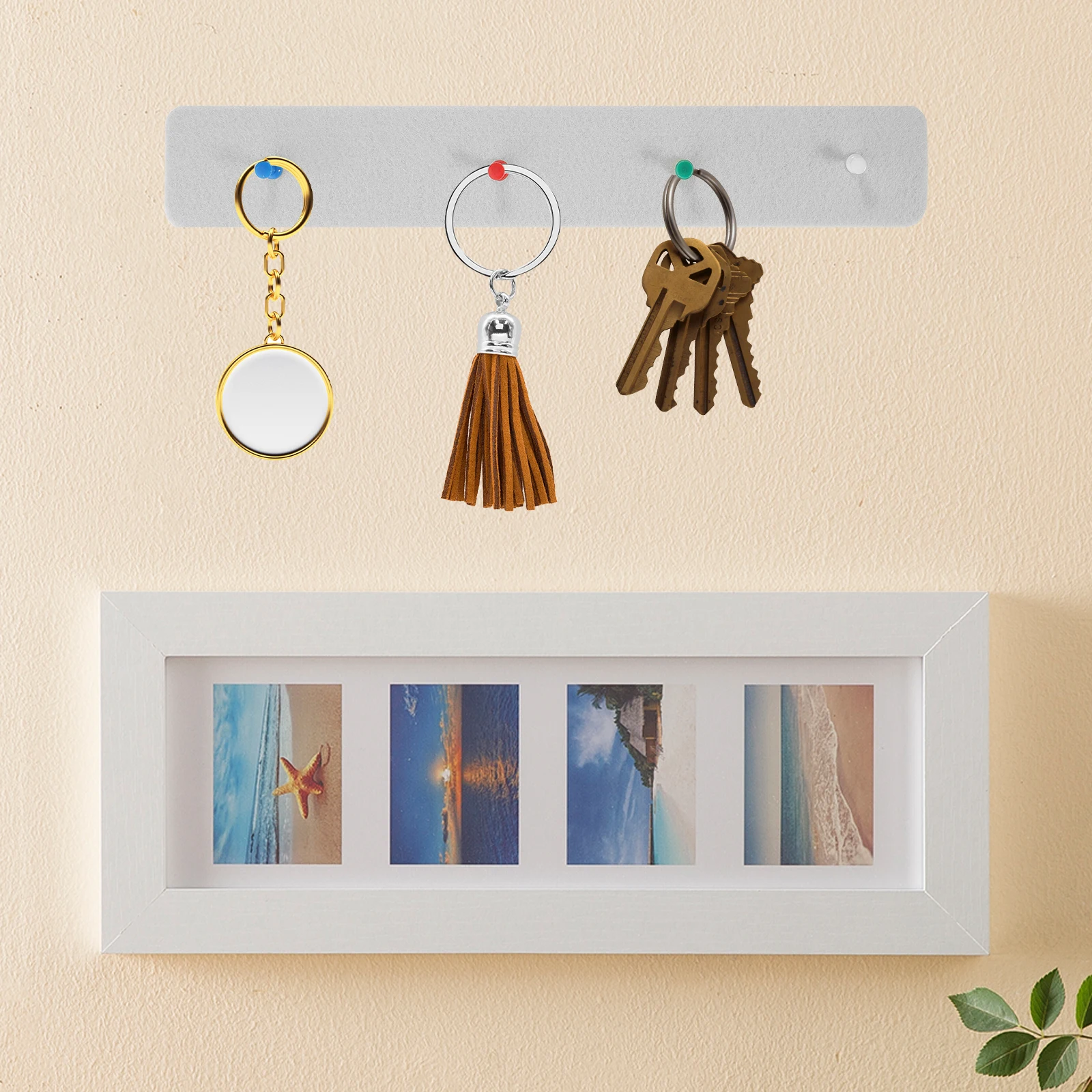 

1Set Bulletin Board Strips Lightweight Felt Board for Walls Easy Install Study Work Life Organizer Functional Decor