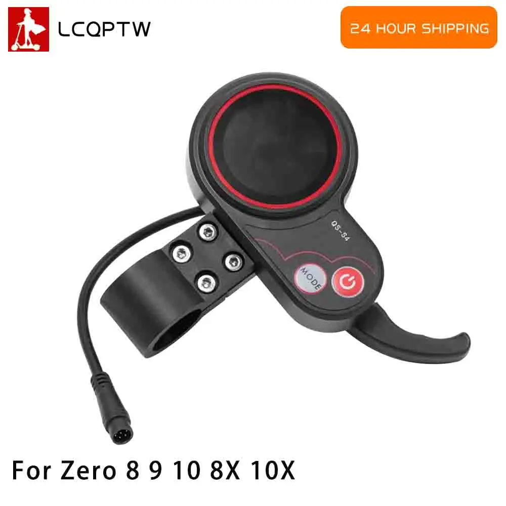 

Thumb Throttle Controller for Zero 8 9 10 8X 10X Electric Scooter QS-S4 LCD Display 6PIN Color Screen Power Speed Display Part