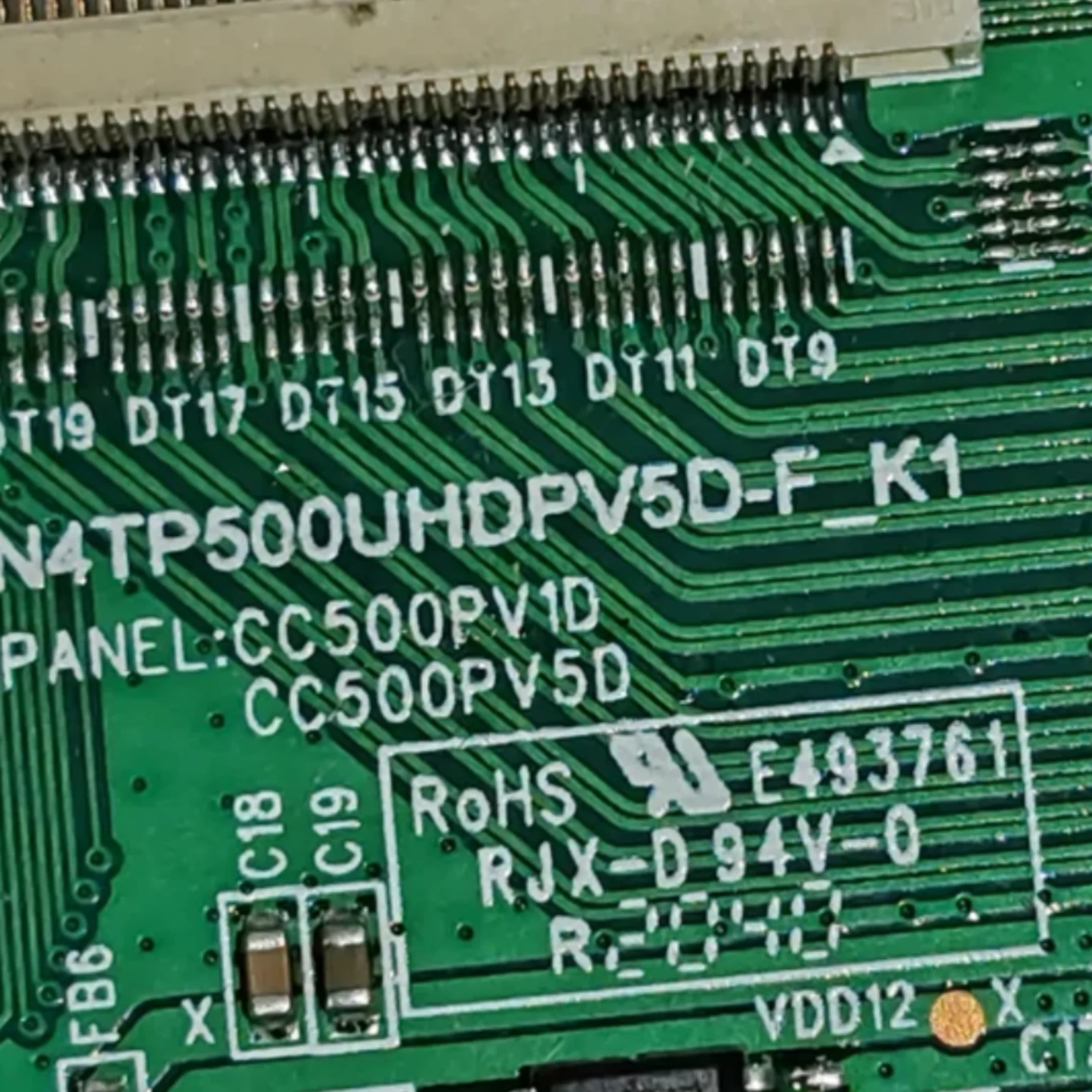 Placa lógica de N4TP500UHDPV5D-F_K1D CC500PV5D, CC500PV1D, CC500PV7D, CC580PV7D, prueba buena