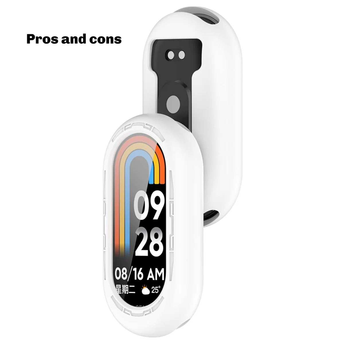 QA88X غطاء سيليكون ل Xiaomi Mi Band9 8 حماية 8 9 NFC حامي جوفاء واقية ساعة حافظة ل Mi Band8 9 B