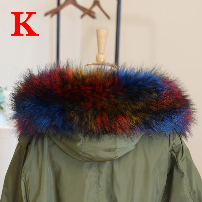 Multicolor Winter Hood Fur Decor Warm Faux Fur Scarf Women Coat Fur Collar Shawl Detachable Soft Plush Collars Accessories