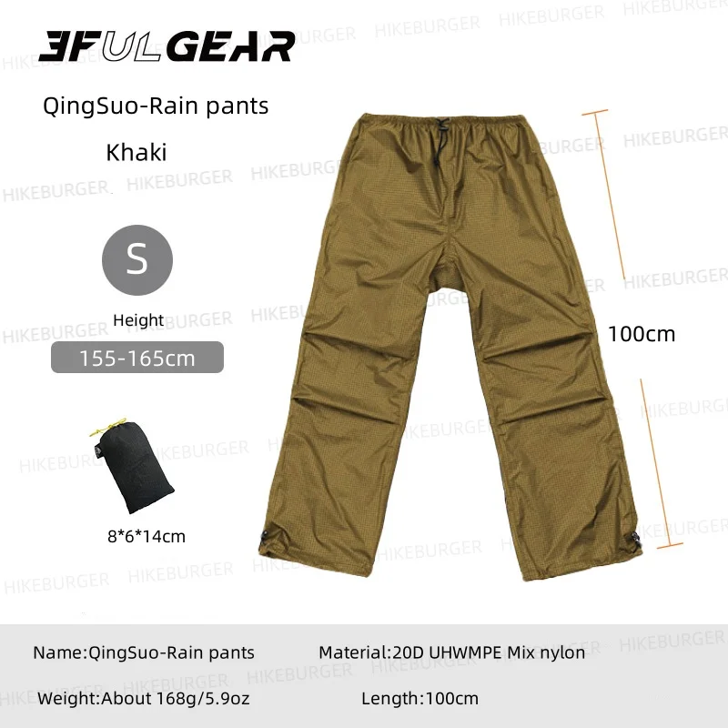 3F UL GEAR QingSuo Spilt Rain Poncho Outdoor Ultralight Sleeve Rain Coats 15D Nylon Waterproof Hiking Cycling Mountaineering image 3
