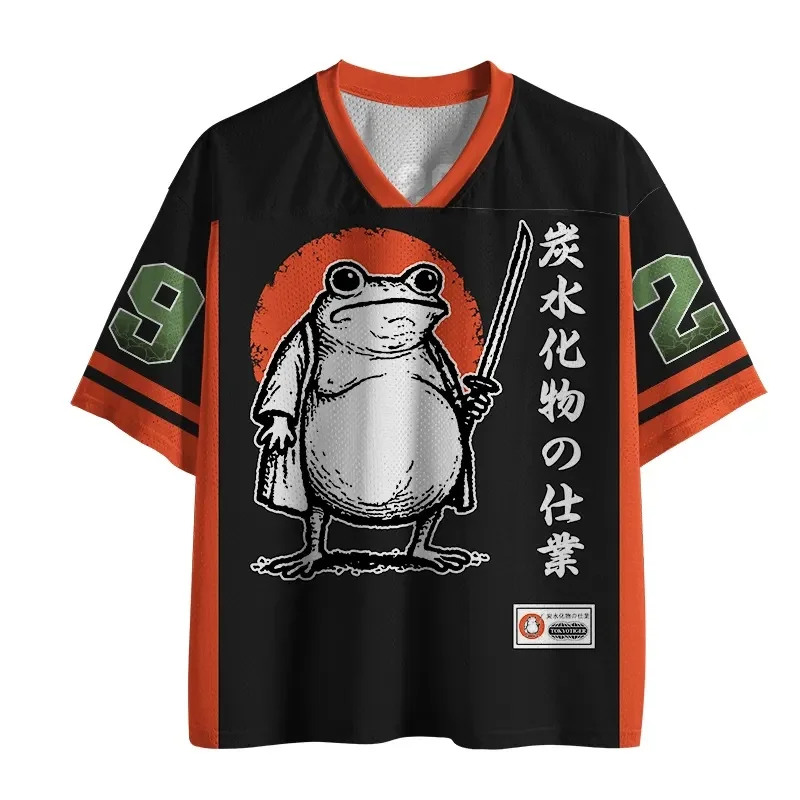 Japanese Style Tokyo Fun 3D Sports and Fitness T-shirt for Men and Women, Children's Parent-child Outfit, Street Wear Casual Top