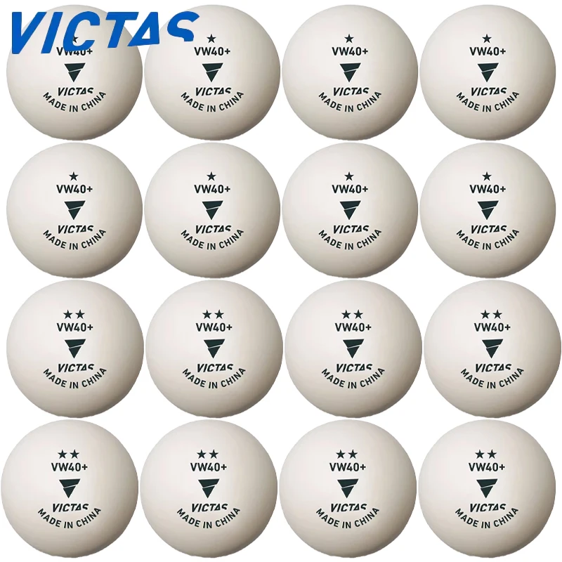 

100PCS VICTAS 1/2 Satr Table Tennis Balls ABS New Material 40+ Ping Pong Balls Competition Training White Table Tennis Balls