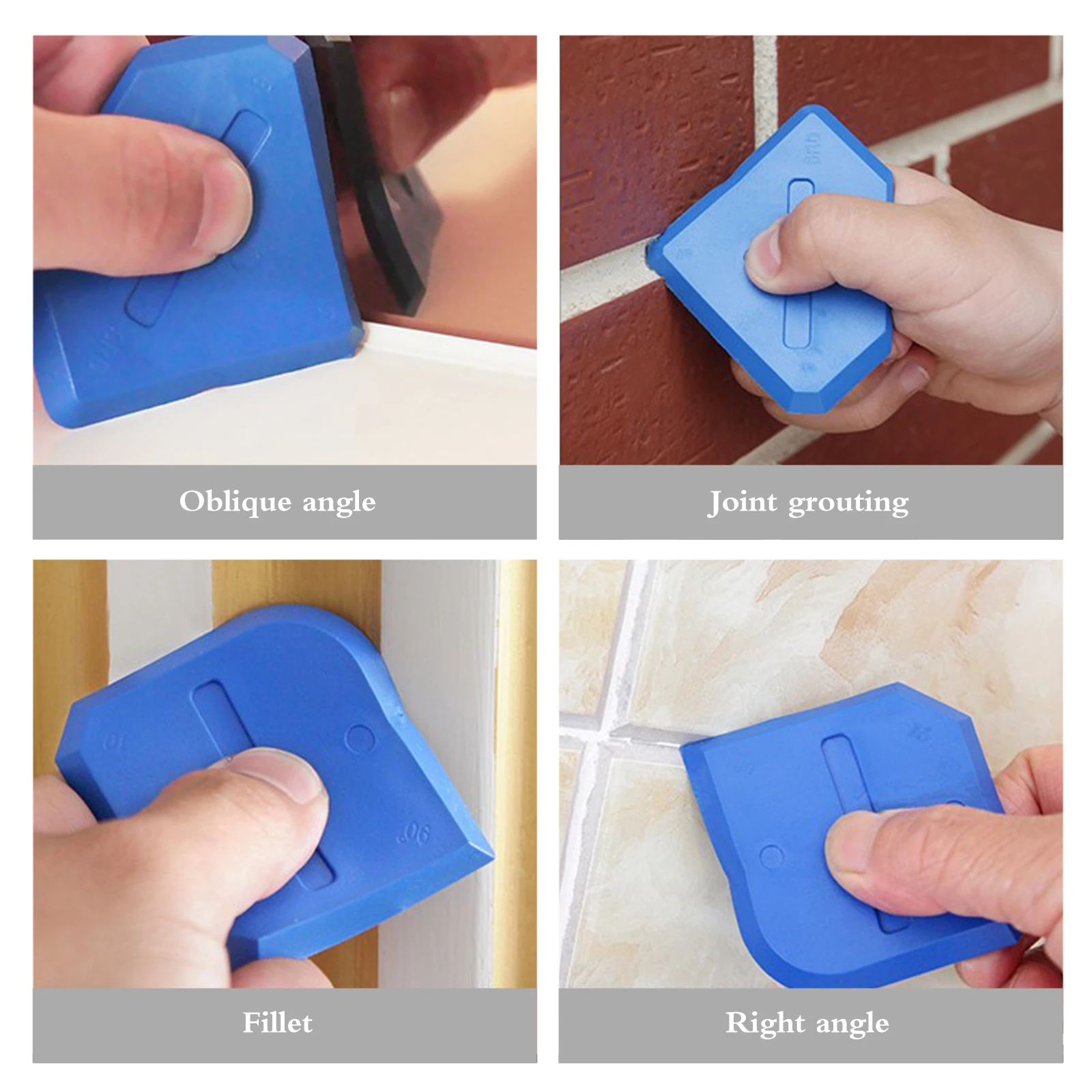 

Silicone Seam Filling Tool Smoothing Scraper Caulking Repair Household DIY Kit Beauty Glue Sealant Remover Tool