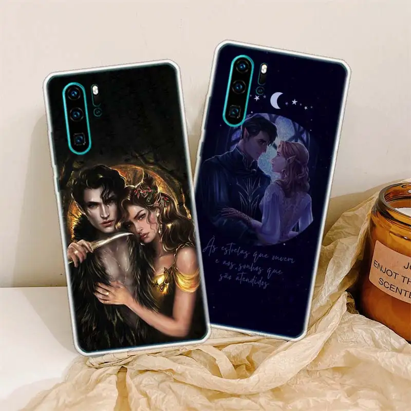 A Court of Mist and Fury Sarah J Maas Phone Case For Huawei P50 Pro P40 P30 Lite P20 P10 Coque Mate 10 Lite 20 30 40 Pro Cover C