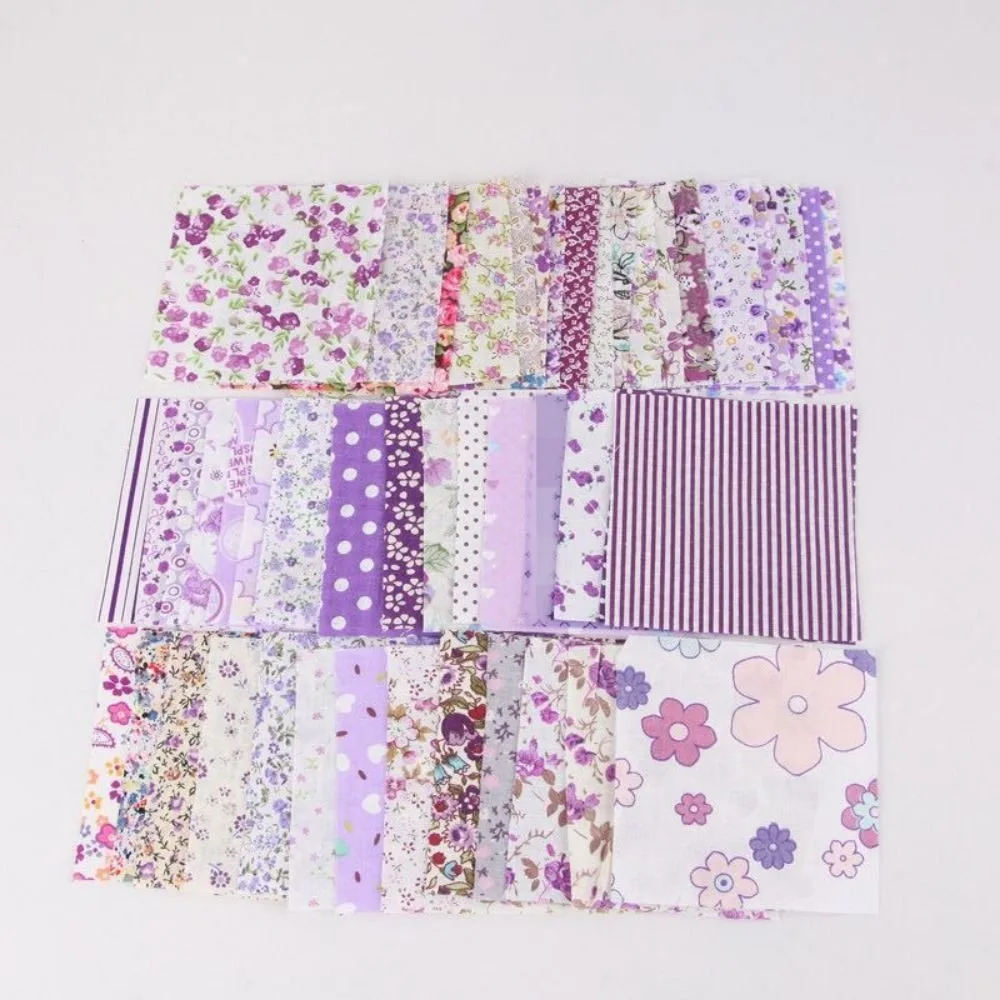 40 Pieces/Set Vintage Precuts Fabric Jelly Rolls DIY 6.5x50CM Cotton Strip Dolls Project Patchwork