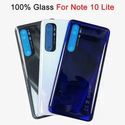 For Xiaomi Mi Note 10 lite Battery Cover Back Glass Panel Rear Housing Case