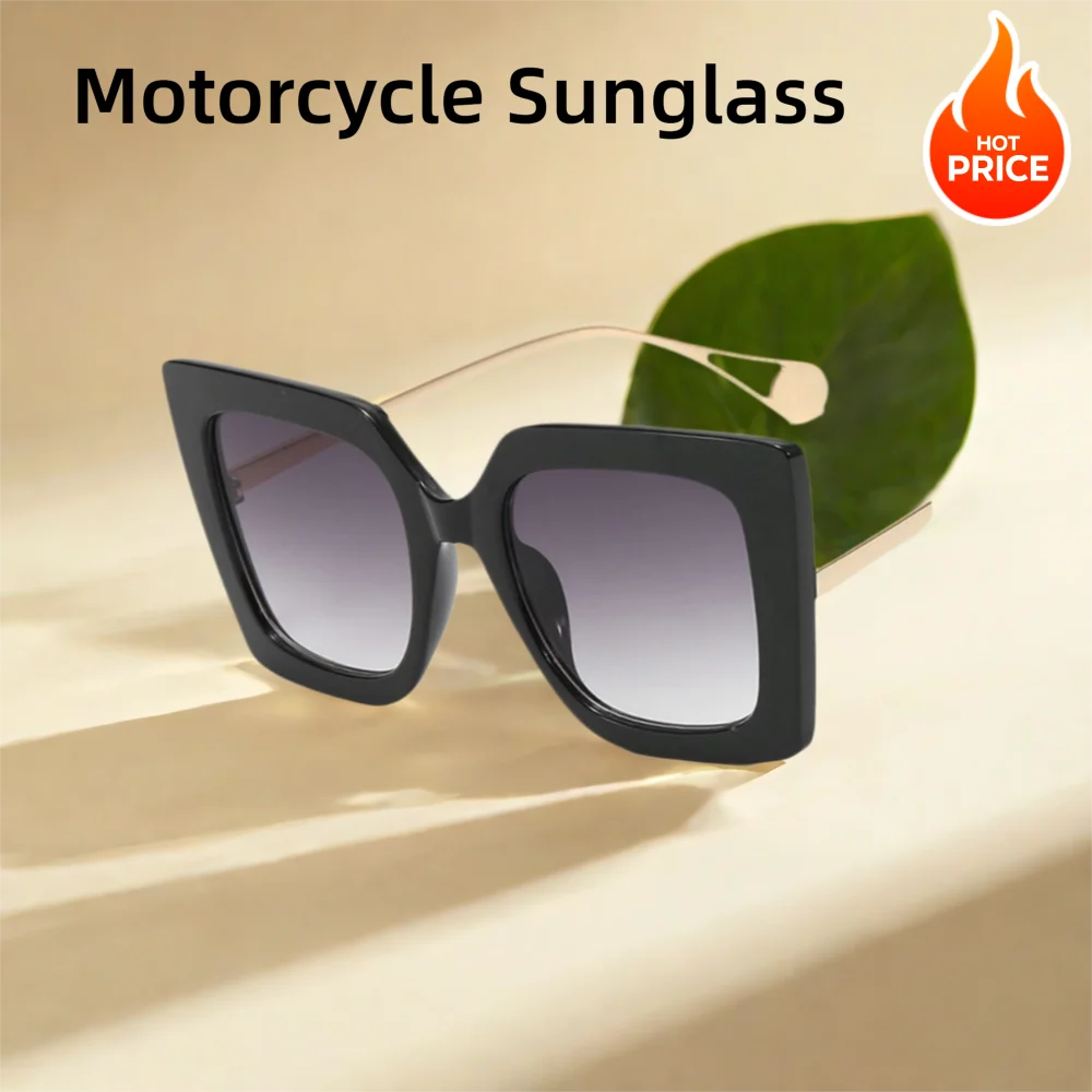 

Vintage Gaming Square Fram Metal Anti Blue Light Glasses Oversized Sunglasses Eyewear Goggles