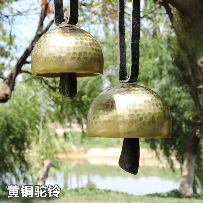 Copper bell pure copper, wind chime door pendant