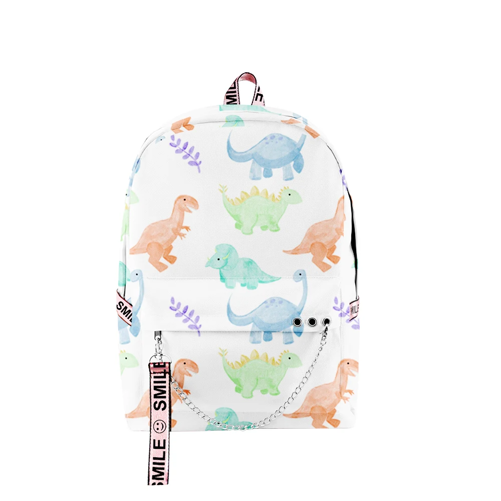 

Trendy Youthful School Bags Unisex dinosaur Travel Bags 3D Print Oxford Waterproof Notebook Shoulder Backpacks