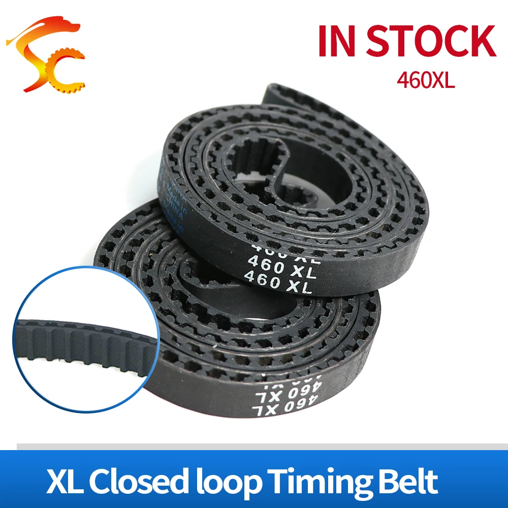 

460XL-6/9/15mm Rubber Timing belt Width 6/9/15mm Teeth230 Perimeter1168.4mm closed loop belt for 3D printer