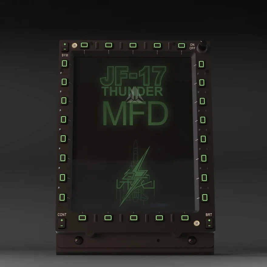 Innovative JF-17 Xiaolong FC-1 MFD Instrument Microsoft Simulation Flight Cockpit DCS BMS