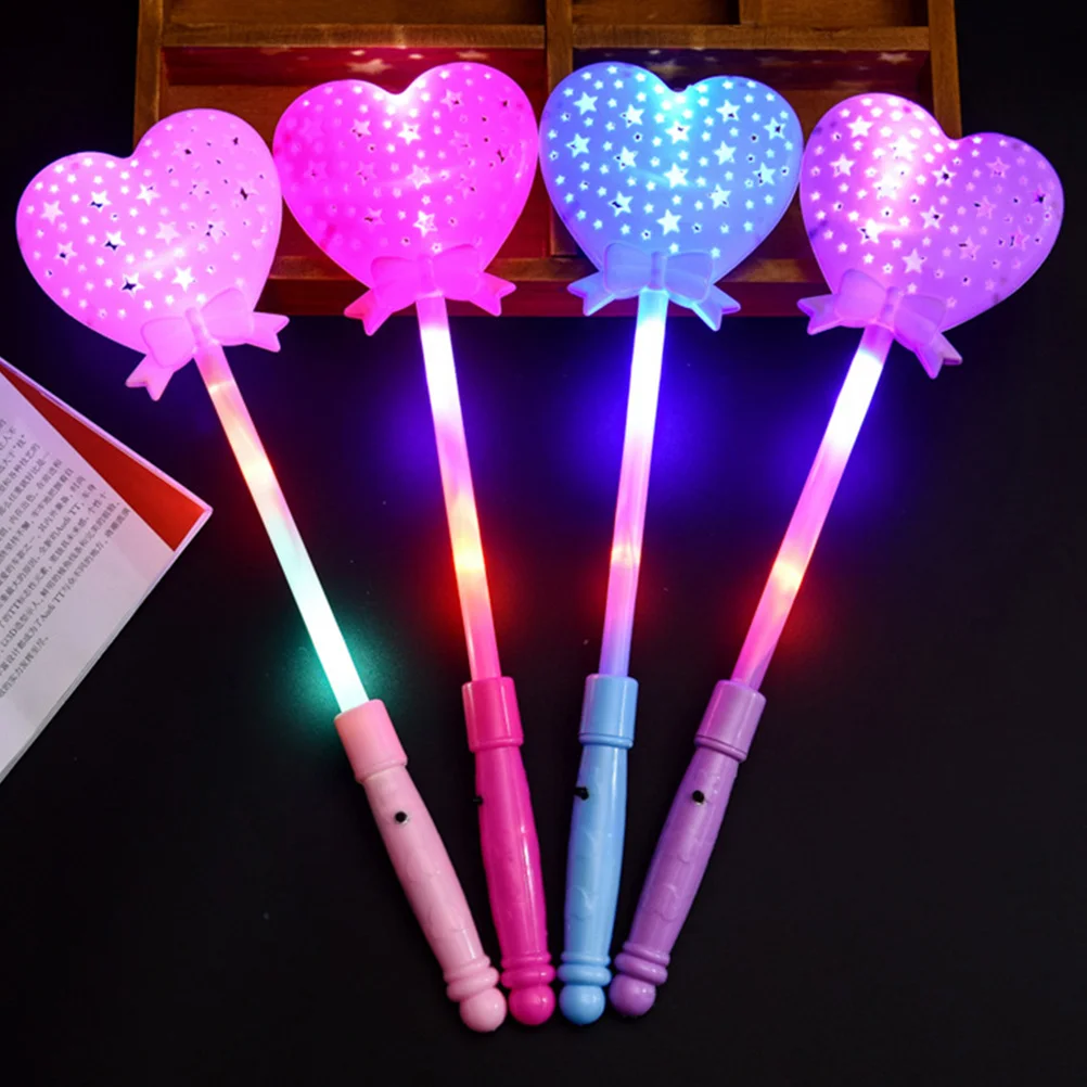 

5Pcs Creative Heart Shape Luminous Sticks Waterproof Shake Activated Sticks for Outdoor Adventure Night Sports