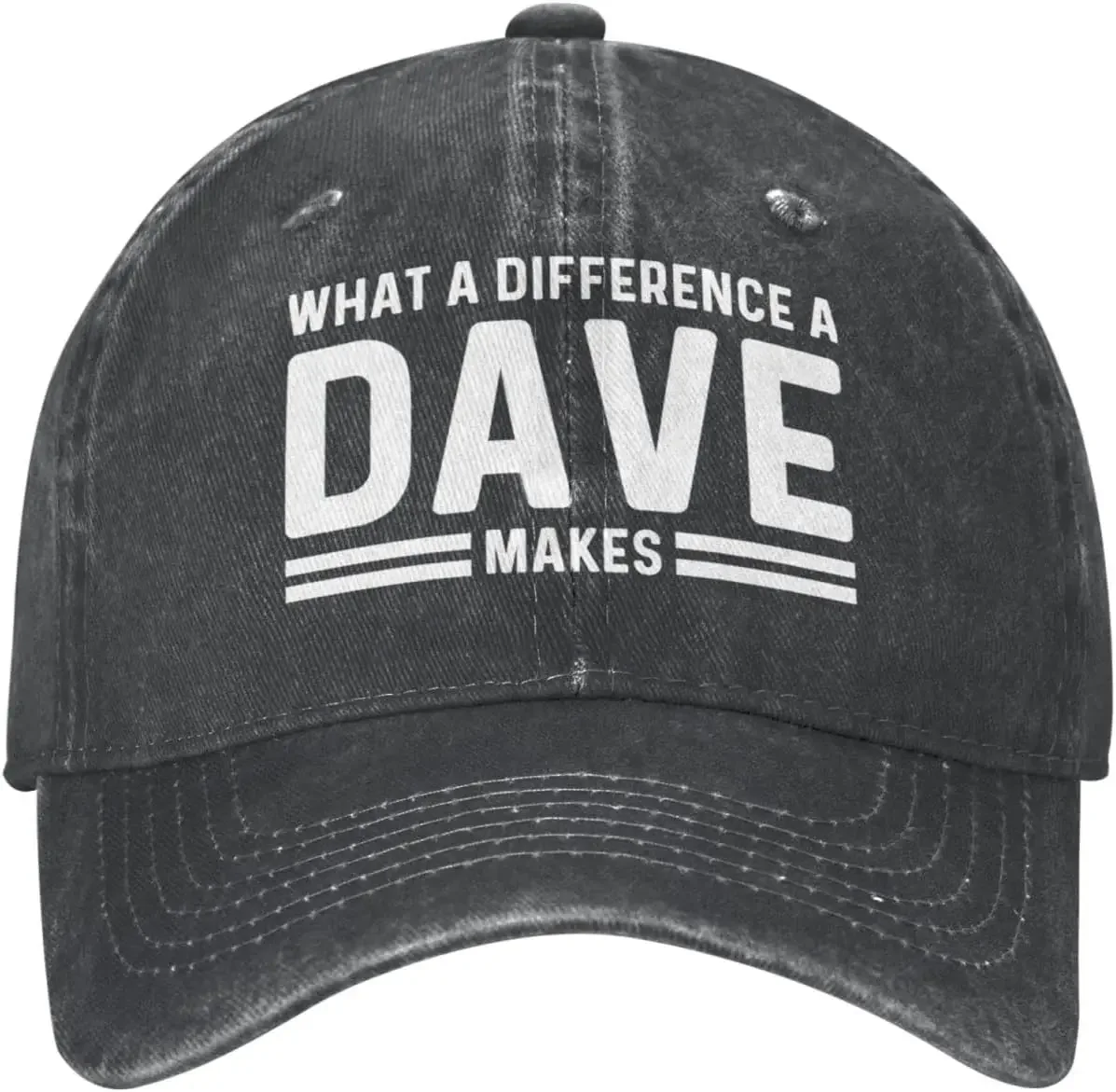 What A Difference A Dave Makes Hat Men Dad Hats Adjustable Hats