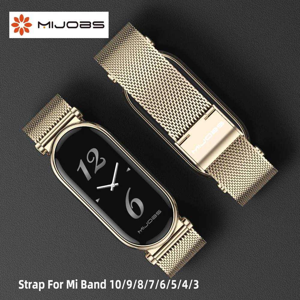 Per Mi Band 10 9 8 7 6 5 4 3 cinturino per Xiaomi Smart Band 10 braccialetto NFC versione globale Mi band 9 cinturino per Mi Band 8 cinturino