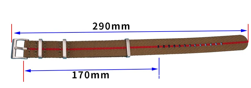 20mm 22mm Geometrisches Design Nylon NATO Canvas Uhrenarmband für Herren und Damen, Gewebtes Musterband, Universelles Tudor Armband Ersatzteil – Detail 1