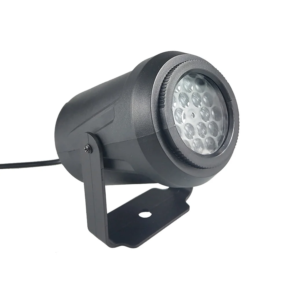 Luz de proyección navideña ABS, lámpara de ambiente interior giratoria, luz LED nocturna de fiesta para banquete de boda familiar