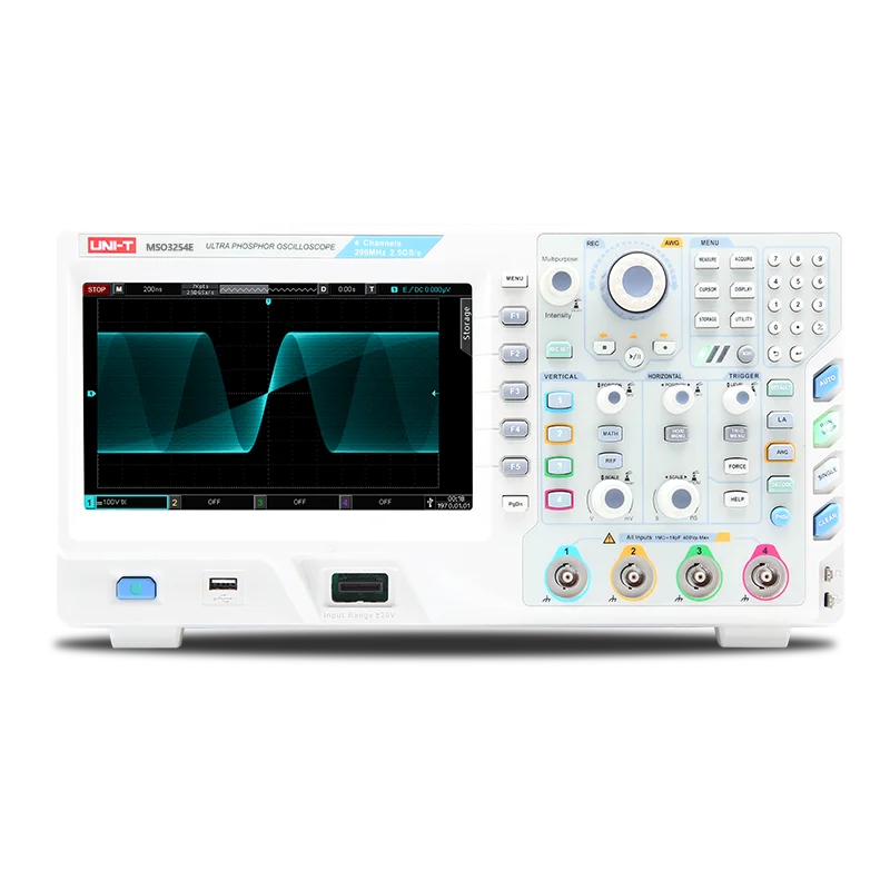 UNI-T New product 500MHz Oscilloscope high-performance digital oscilloscope MSO3504E-S 4 Channel oscilloscope