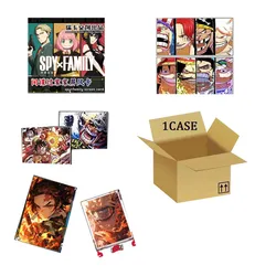 Wholesales One Piece Demon Slayer SPY X Family Naruto Collection Cards Combined With Famous Comic Scenes Party Games