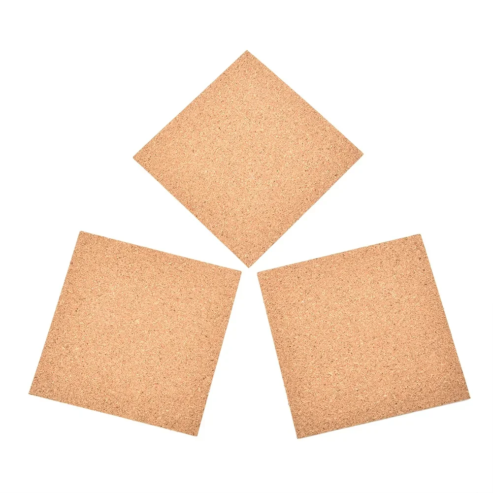 High Quality Kitchen Dining Garden Cork Mat Pad Set Replacement Accessories Sheet 100 X 100 X 1mm Square Coasters