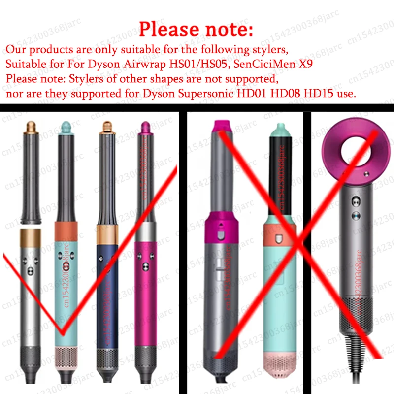 Hair Styler Nozzle Auto Curling For Dyson Airwrap HS01 HS05 Sencicimen X9 Hair Dryer Accessories Multi Hair Curler Cylinder Comb image 2